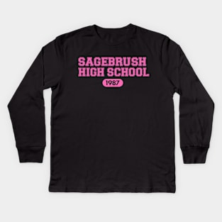 Sagebrush High School Kids Long Sleeve T-Shirt